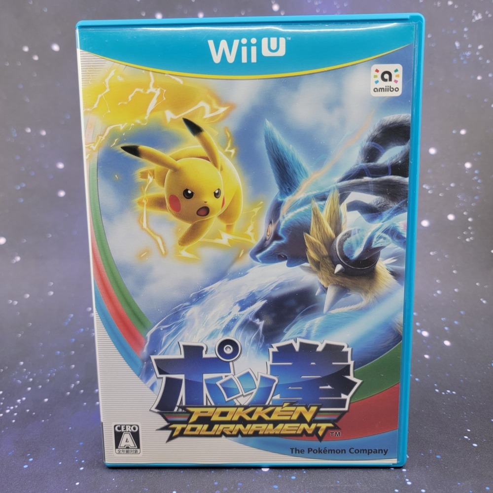 Pokken‎ Tournament Pokemon (Nintendo Wii U) JAPANESE Video Game 1099